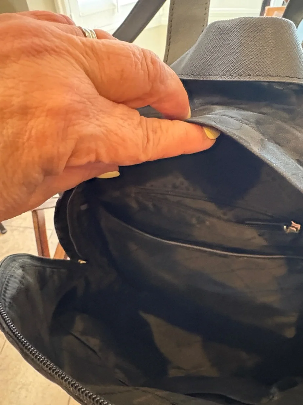 Black Leopard-Pattern Backpack - Women's Everyday Bag - Picture 4 of 5